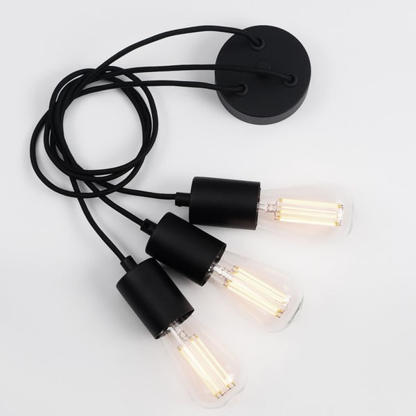 Črna viseča svetilka Sotto Luce Cero Basic-image-4