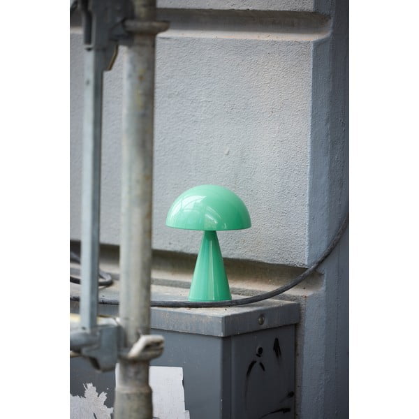 Mentolno zelena LED zatemnitvena namizna svetilka (višina 20 cm) Mush – Hübsch-image-1