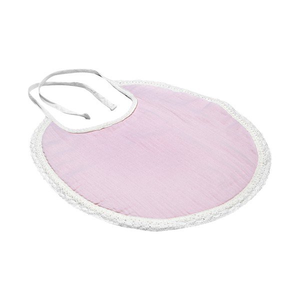 Roza muslinski slinček Kindsgut Paris-image-2