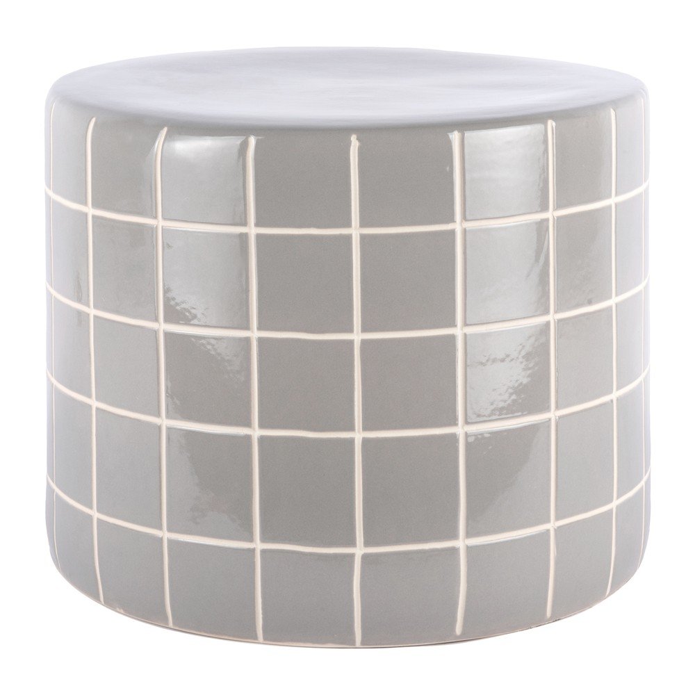 Keramična okrogla stranska mizica ø 42 cm Retro Tiles