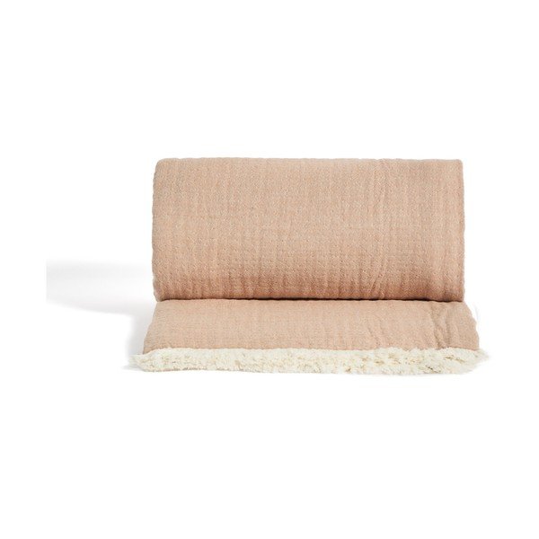 Rožnato-oranžna otroška odeja iz muslina 130x170 cm Nafine – Kave Home