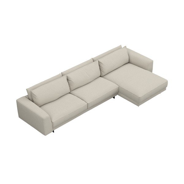 Bež kotna sedežna garnitura (s kotom po izbiri) Samba – Furninova -image-3