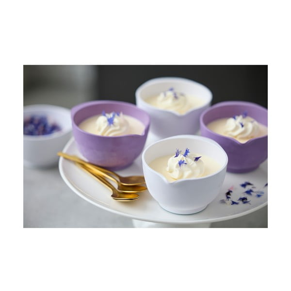 Bele sklede v kompletu 4 ks ø 23 cm Margrethe – Rosti-image-1