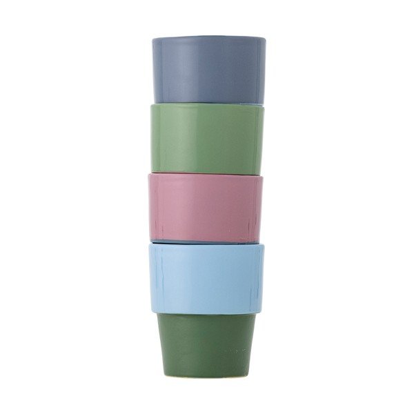 Skodelice v kompletu za kapučino 4 ks iz kamenine 150 ml Ewan – Bloomingville-image-4