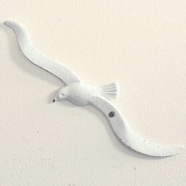 Bela stenska dekoracija Dakls Seagull Ticklish