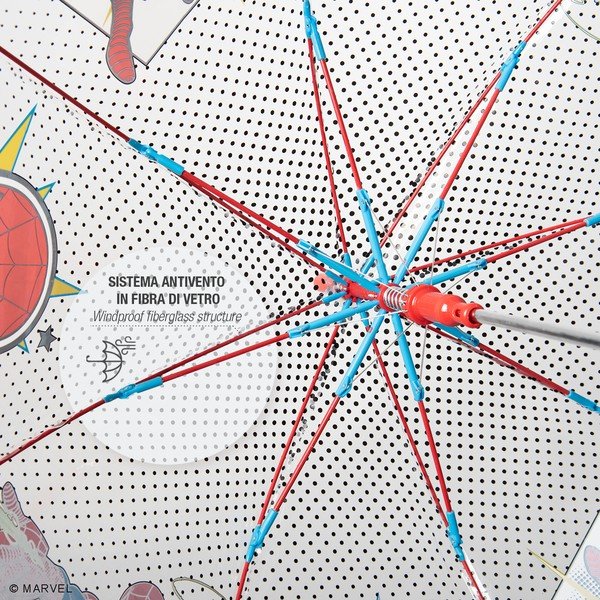 Prozoren otroški dežnik Ambiance Spiderman Marvel, ⌀ 74 cm-image-1