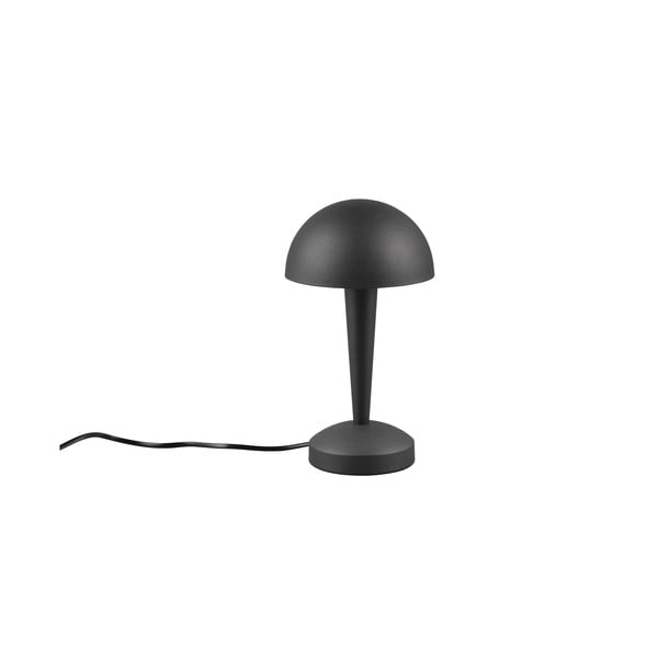Mat črna namizna svetilka (višina 26 cm) Canaria – Trio