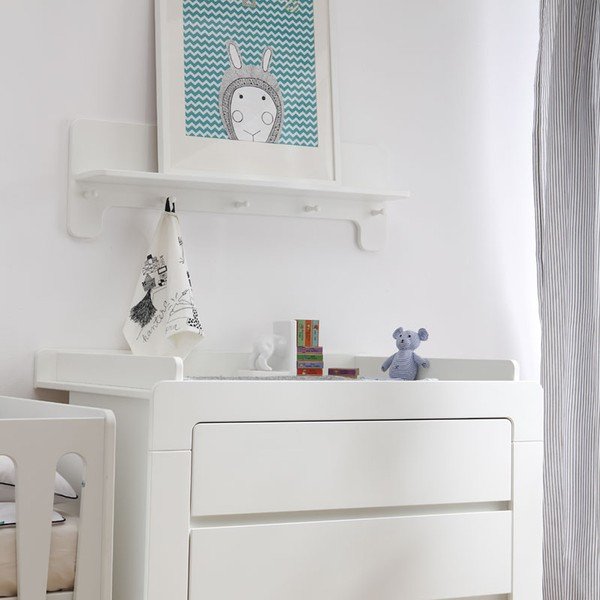 Bela stenska polica Pinio Moon-image-1