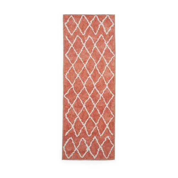 Oranžen pralen tekač 76x230 cm Coral Orange – Think Rugs