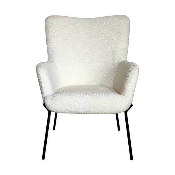 Bel fotelj iz tkanine bouclé Glasgow  – House Nordic-image-1