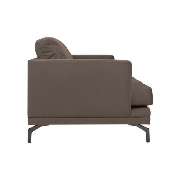 Rjava zofa z naslonom za noge v črni barvi Windsor & Co Sofas Jupiter-image-2
