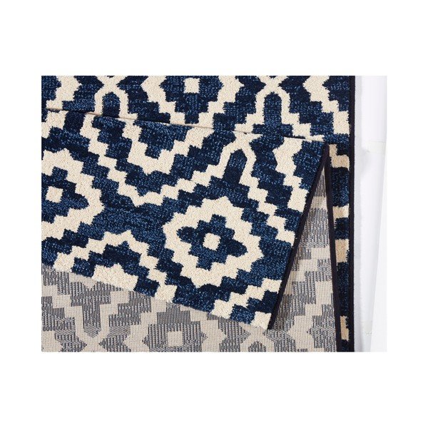 Modra preproga Mint Rugs Diamond Ornamental, 80 x 150 cm-image-2