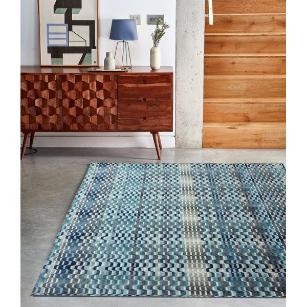 Modra preproga Asiatic Carpets Wave, 160 x 230 cm-image-3