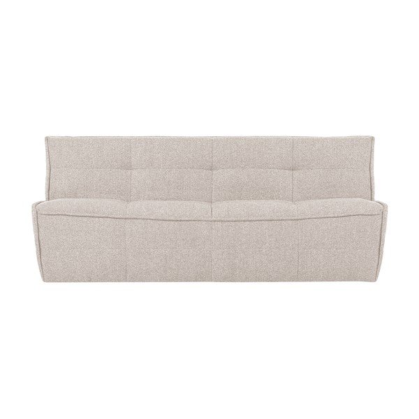 Bež sedežna garnitura iz tkanine bouclé 204 cm Cluster – vtwonen
