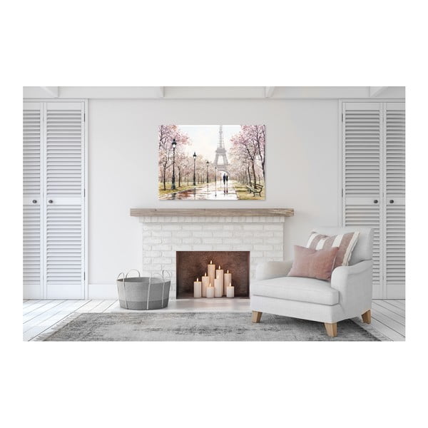 Slika Styler Canvas Watercolor Paris Melancholx, 85 x 113 cm-image-1