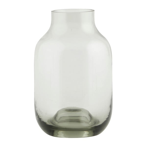 Vaza v obliki sive barve House Doctor, 14 cm