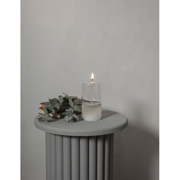 Bela LED sveča v steklu Star Trading Flamme Float, višina 17,5 cm-image-3