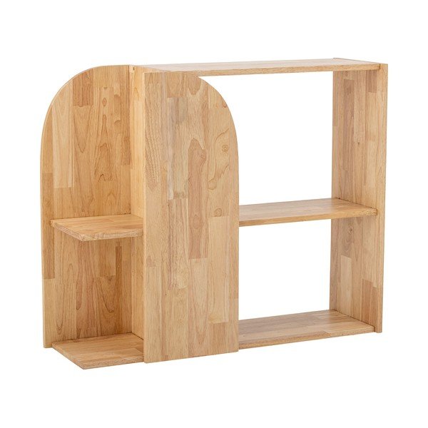 Regal iz masivnega kavčukovca v naravni barvi 85x70 cm Alec – Bloomingville-image-2