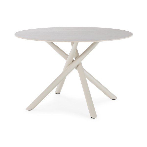 Okrogla jedilna miza s keramično ploščo ø 119,5 cm Talia – Marckeric