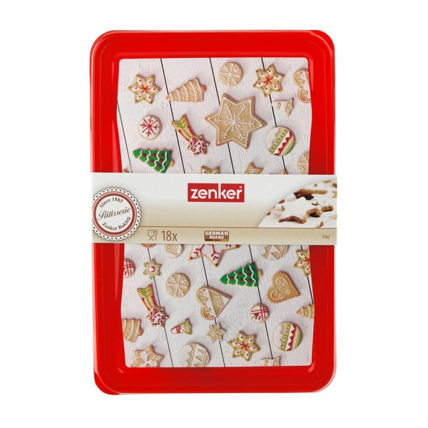 Set 18 božičnih modelčkov za piškote v škatli Zenker-image-2
