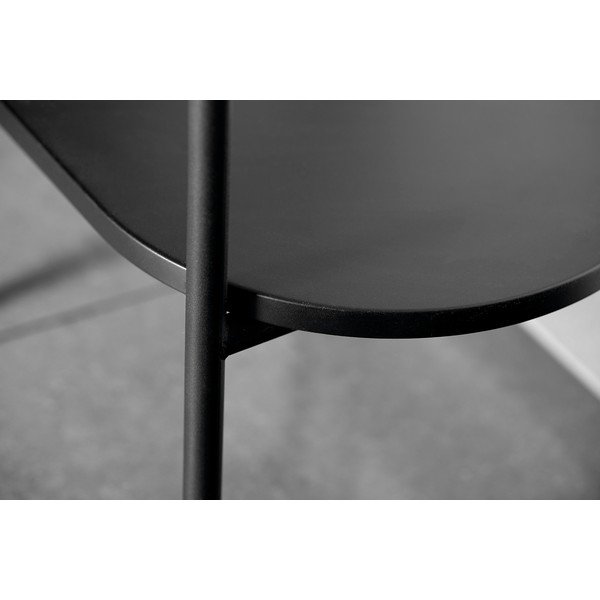 Črno kovinsko stojalo za pod umivalnik 40x82 cm Puno – Sapho-image-2