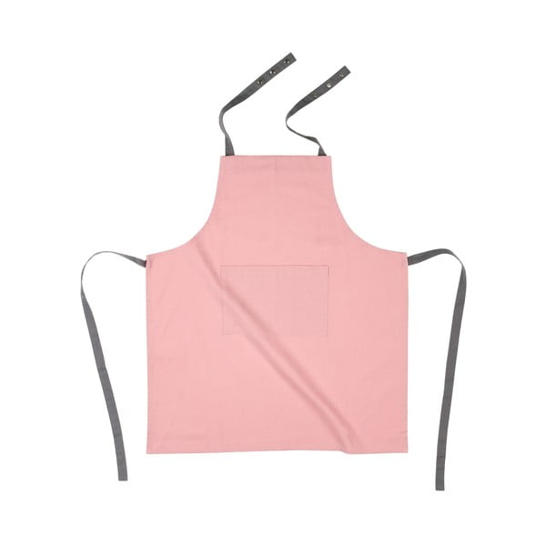 Svetlo rožnat bombažni kuhinjski predpasnik Tiseco Home Studio