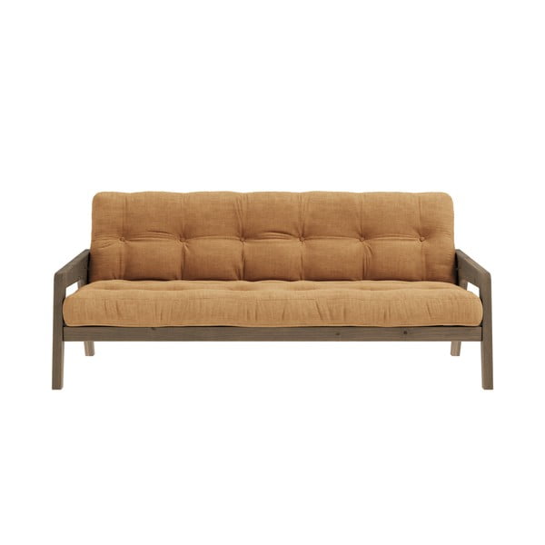 Oker rumen raztegljiv kavč 204 cm Grab Carob - Karup Design