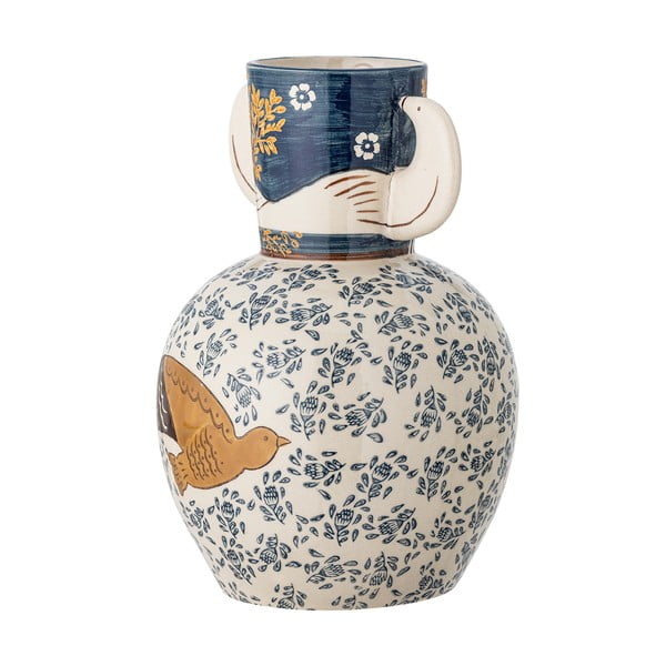 Lončena ročno poslikana vaza (višina 23,5 cm) Hezha – Bloomingville-image-4
