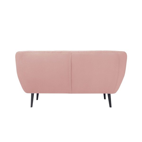 Svetlo roza kavč za dve osebi Mazzini Sofas Toscane, črne noge-image-3