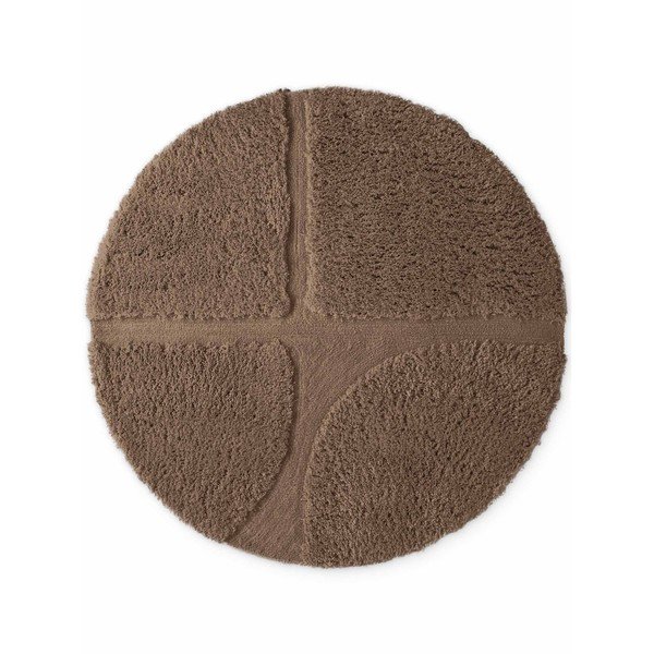 Rjava ročno tkana okrogla preproga ø 160 cm Lambeth Jasper – Ted Baker