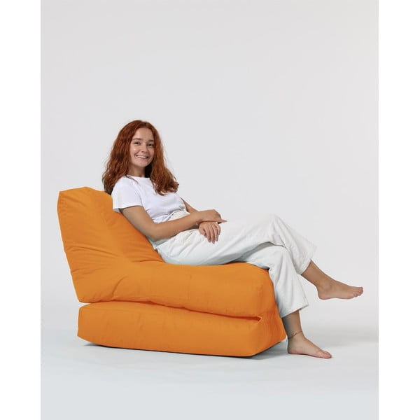 Oranžna vrtna sedežna vreča Siesta – Floriane Garden