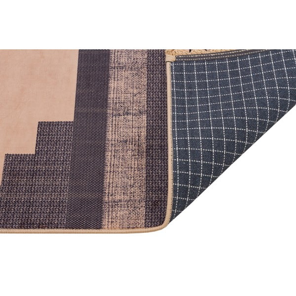 Rjavo-bež pralna preproga 300x100 cm - Vitaus-image-2