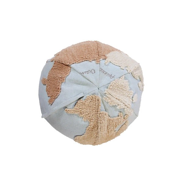 Modra/bež otroška vreča za sedenje World Map – Lorena Canals-image-3