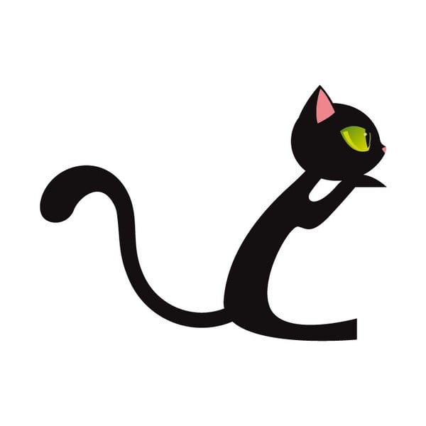 Nalepka Fanastick Black Cat-image-1