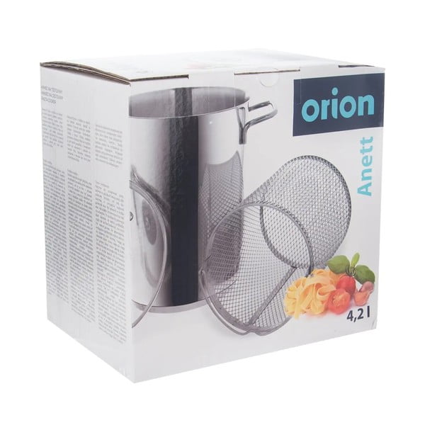 Lonec iz nerjavečega jekla s pokrovko za indukcijo 4 l Anett - Orion-image-4