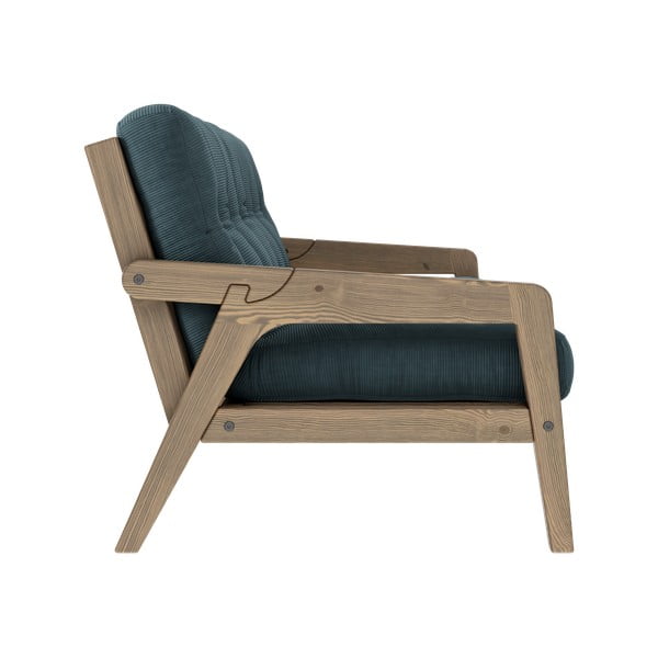 Moder žameten raztegljiv kavč 204 cm Grab - Karup Design-image-4