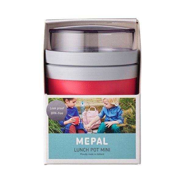 Rdeča škatla za malico Mepal Ellipse Mini-image-2