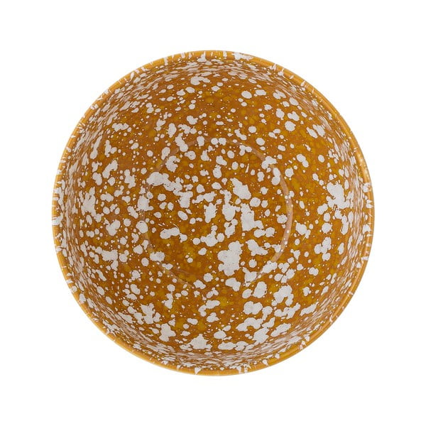 Oranžno-bela lončena skleda Bloomingville Carmel, ø 15,5 cm-image-2