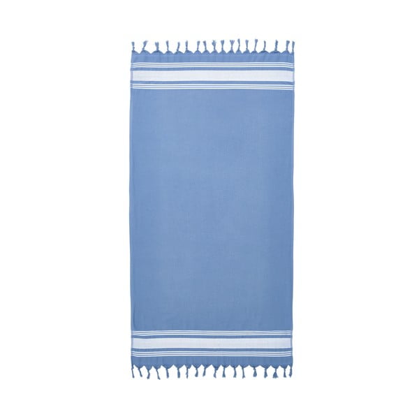 Modra brisača za plažo 150x75 cm Hammam - Catherine Lansfield