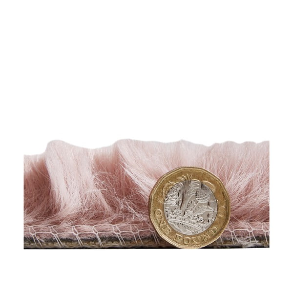 Roza preproga Think Rugs Teddy, 120 x 170 cm-image-3