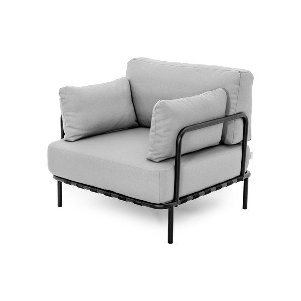 Svetlo siv oblazinjen vrtni fotelj Salve – Sit Sit-image-3