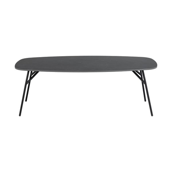 Črna mizica s keramično ploščo 60x120 cm Caracas – Actona