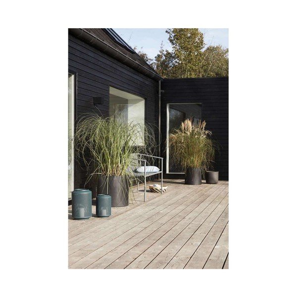 Komplet 2 temno zelenih železnih lantern Hübsch Fento-image-1