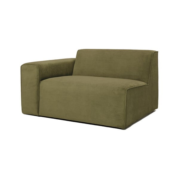 Zelen končni modul kavča Scandic Sting, 124 cm, levi kot-image-2