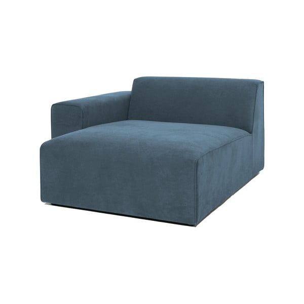 Moder modul za sedežno garnituro iz rebrastega žameta (levi kot) Sting – Scandic-image-1