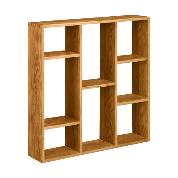 Večnivojska polica iz masivnega hrasta v naravni barvi 15 cm Townsville – House Nordic-image-2