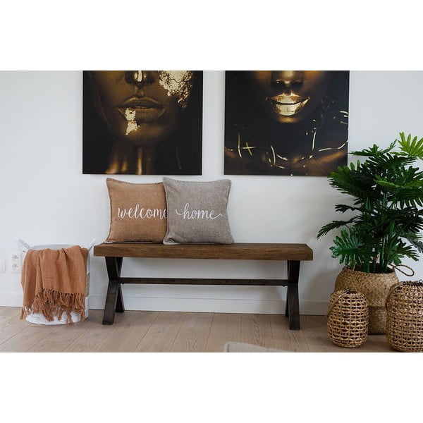 Rjava okrasna blazina Tiseco Home Studio Damian W, 45 x 45 cm-image-1