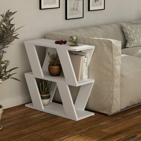 Bela stranska miza Lazena White White-image-1