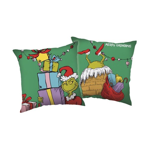 Otroška blazina 40x40 cm Grinch – Jerry Fabrics