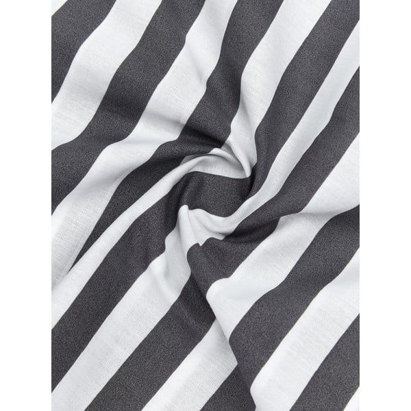 Sivo-bela posteljnina iz bombažnega perkala Westwing Collection Yuliya, 135 x 200 cm-image-3